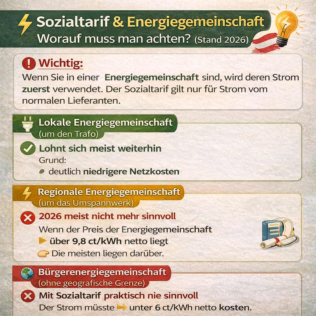 Abbildung zum Beitrag: Strom: Enerige-Sozialtarif ab April 2026: Wer ihn bekommt, wie viel er bringt und wer ihn bezahlt